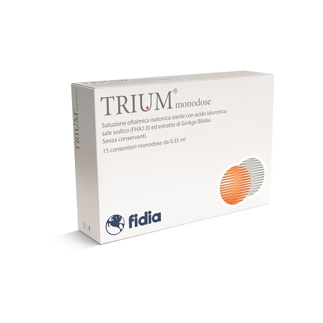 TRIUM MONODOSE GOCCE OCULARI 15 FLACONCINI