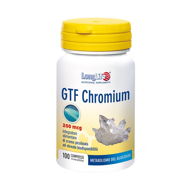 LONGLIFE GTF CHROMIUM 100 COMPRESSE