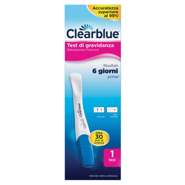 TEST DI GRAVIDANZA CLEARBLUE RILEVAZIONE PRECOCE 1 PEZZO