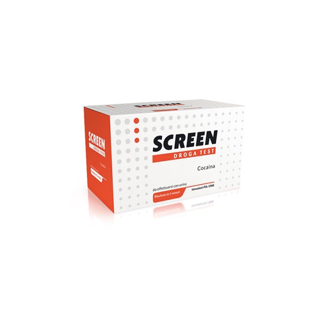 SCREEN DROGA TEST COCAINA CON CONTENITORE URINA