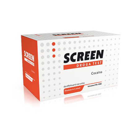 SCREEN DROGA TEST COCAINA CON CONTENITORE URINA