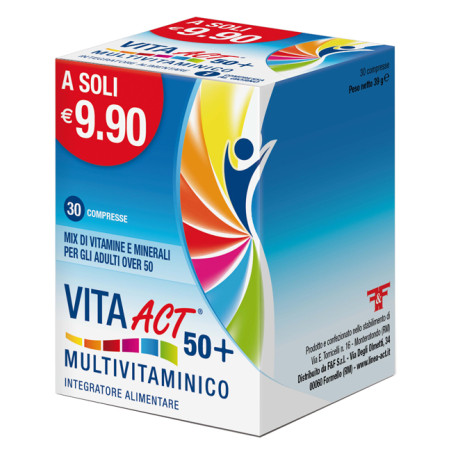  F&f srl Vita Act 50+ Multivitaminico 30 Compresse