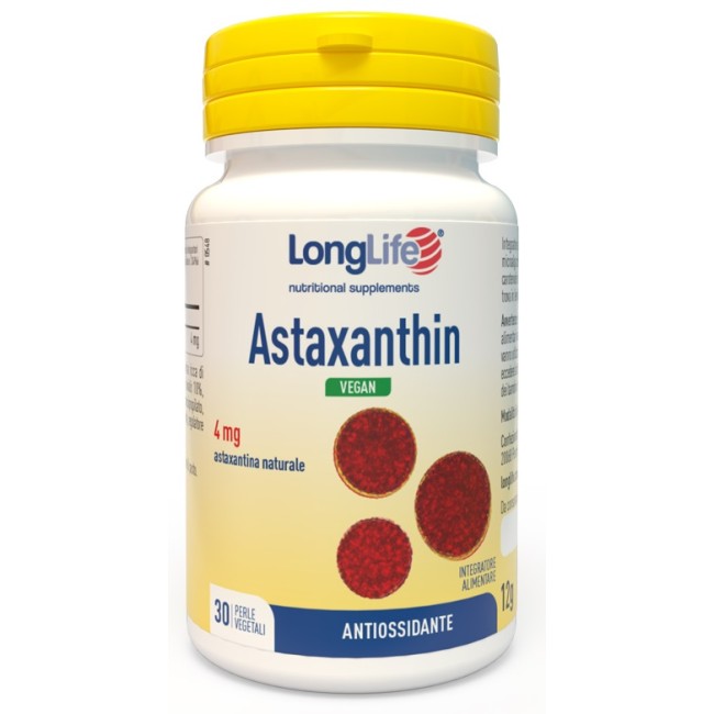 LONGLIFE ASTAXANTHIN 30 PERLE VEGETALI