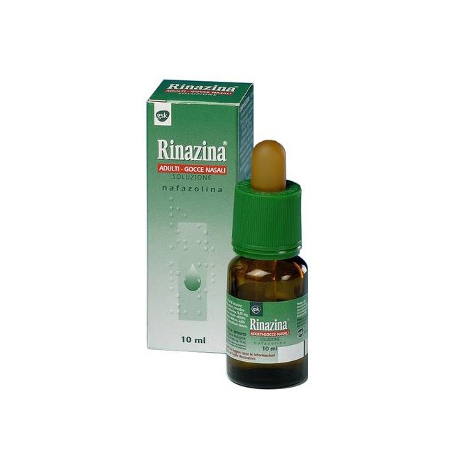 Rinazina 0,1% Gocce Decongestionante Nasale 10ml