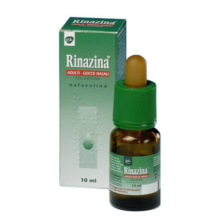 Rinazina 0,1% Gocce Decongestionante Nasale 10ml