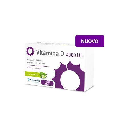 Confezione da 168 compresse masticabili di Metagenics Vitamina D 4000 UI