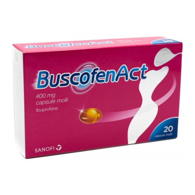 BUSCOFENACT*20CPS 400MG