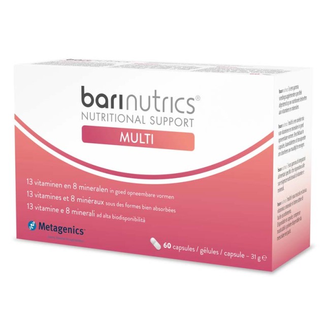 Confezione da 60 capsule di Metagenics Barinutrics Integratore multivitaminico e minerale