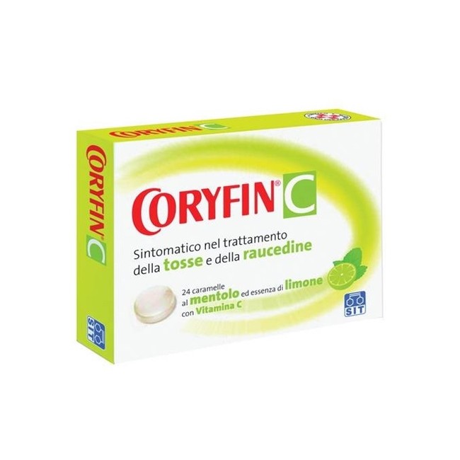 Coryfin Con Vitamina C Pastiglie Gusto Limone 24 Caramelle