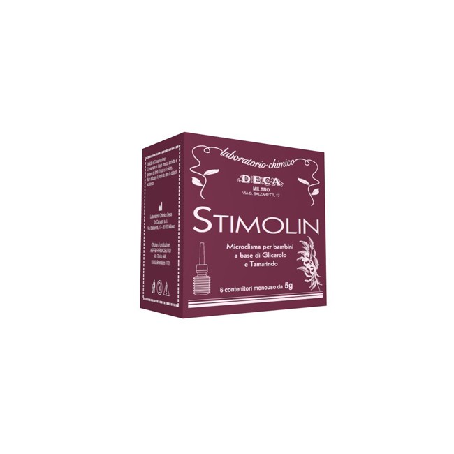 STIMOLIN 6 MICROCLISMI MONOUSO 5 G PER BAMBINI A BASE DI GLICEROLO E TAMARINDO