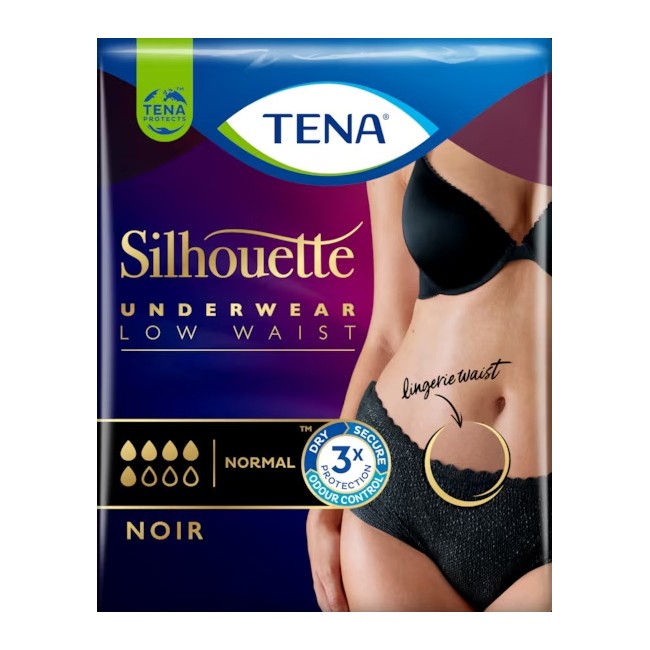 TENA SILHOUETTE NOIR L 9 PEZZI