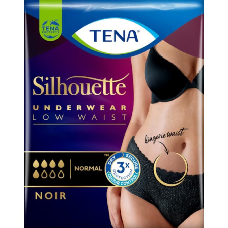 TENA SILHOUETTE NOIR L 9 PEZZI