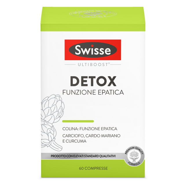 SWISSE DETOX FUNZIONE EPATICA 60 COMPRESSE