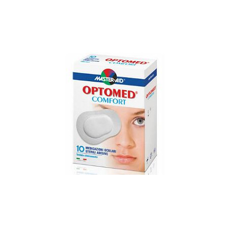 GARZA OCULARE MEDICATA MASTER-AID OPTOMED COMFORT 10 PEZZI