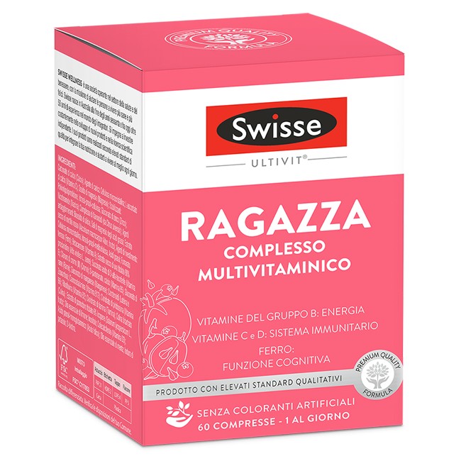 SWISSE MULTIVITAMINICO RAGAZZA 60 COMPRESSE aaaaa