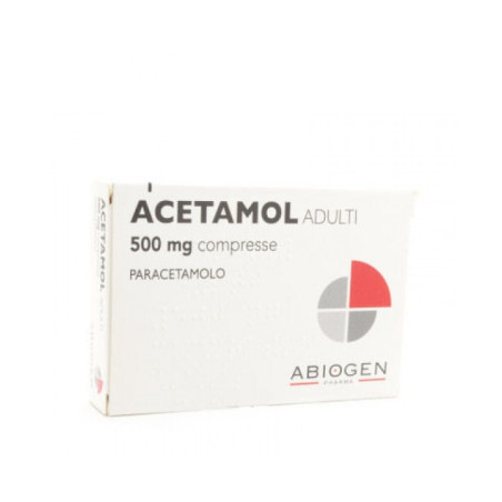 Acetamol  500mg  20 Compresse