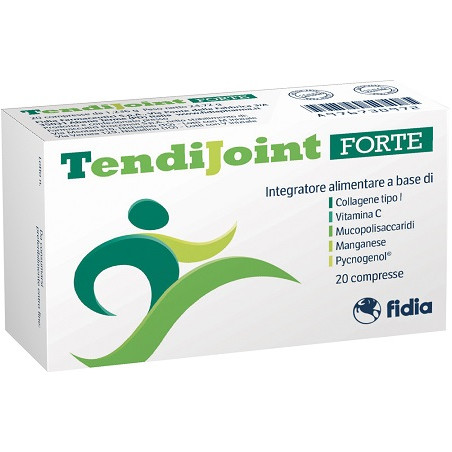 Confezione da 20 compresse di Tendijoint Forte integratore per il benessere articolare