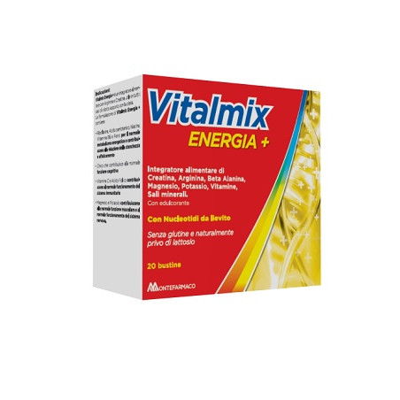 Confezione da 20 bustine di Vitalmix Energia integratore energetico per Adulti