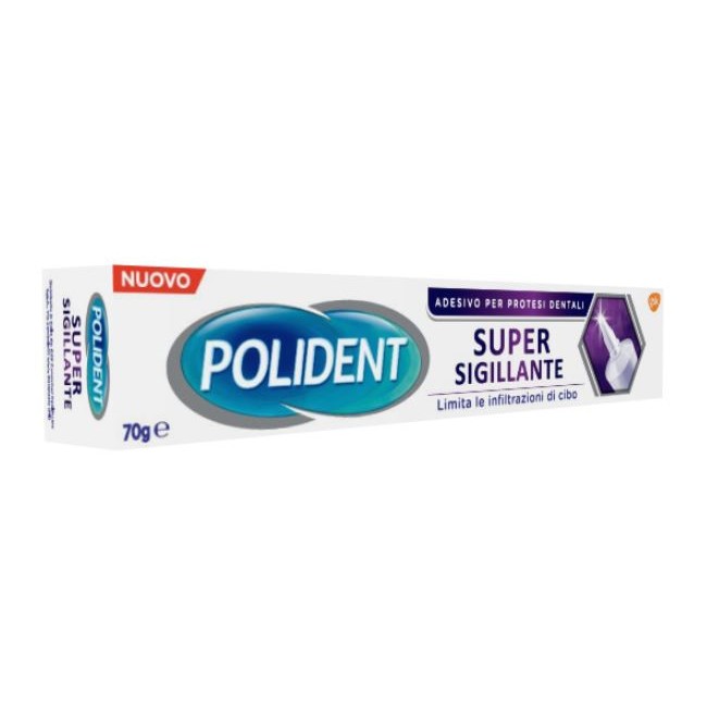 POLIDENT SUPER TENUTA+SIGILLANTE ADESIVO PROTESI DENTALE 70 G