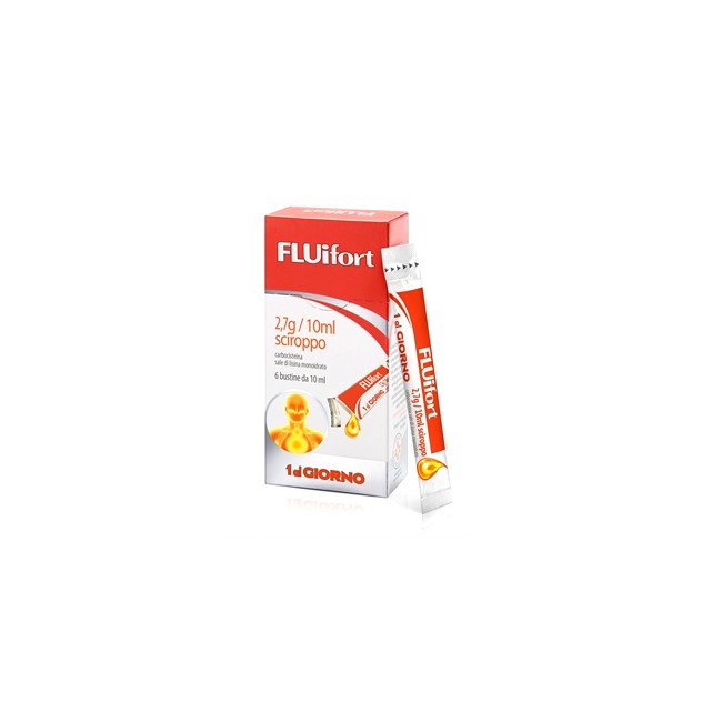 FLUifort 2,7g/10ml Sciroppo 6 Bustine Monodose