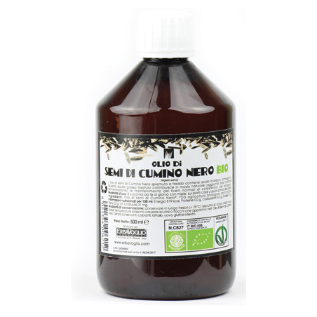 OLIO DI SEMI DI CUMINO NERO BIO 500 ML