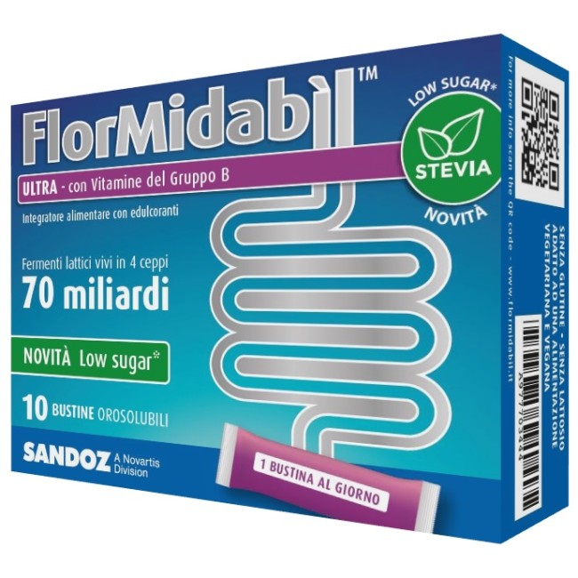 FLORMIDABIL ULTRA 10 BUSTINE CON STEVIA