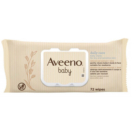 AVEENO BABY SALVIETTINE 72 PEZZI