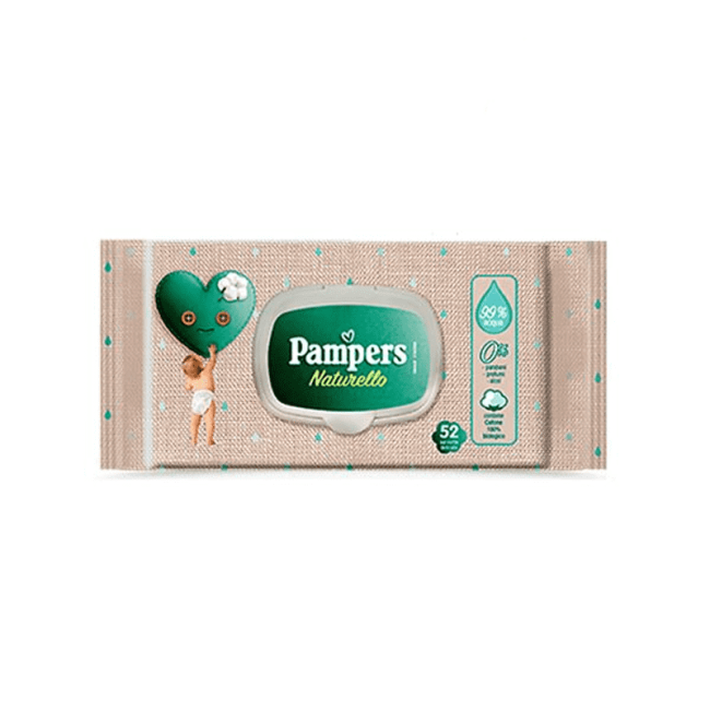 WIPES PAMPERS PROTEZIONE PURA NATURELLO 52 SALVIETTE