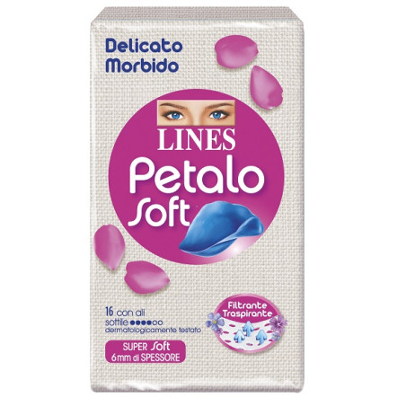 LINES PETALO SOFT ALI 16 PEZZI