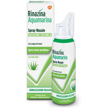 RINAZINA AQUAMARINA ISOTONICA ALOE SPRAY NEBULIZZAZIONE DELICATA 100 ML