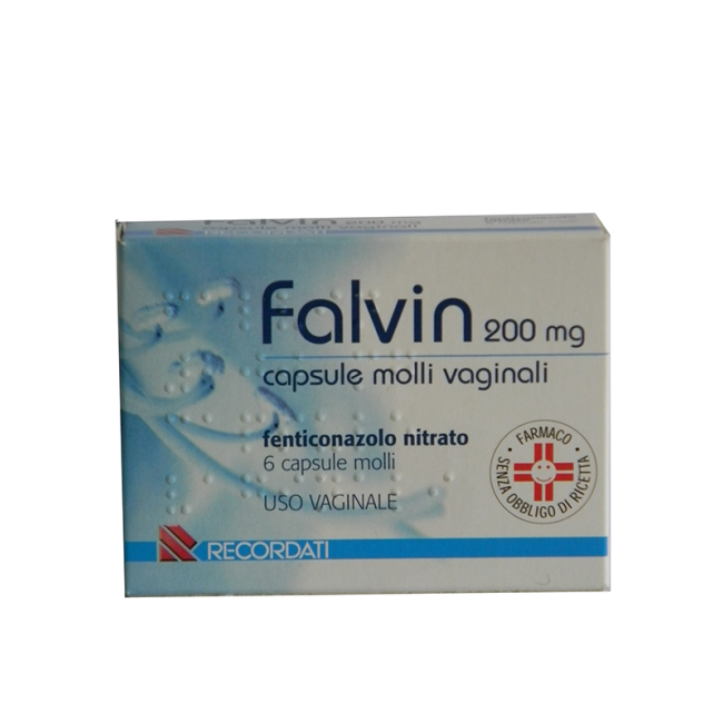 Recordati Falvin 6 Ovuli Vaginali 200mg