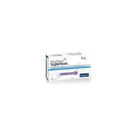 LANCETTE PUNGIDITO MYSTAR SYLKFEEL LANCETS 33 GAUGE 25 PEZZI