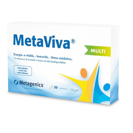 Confezione da 30 compresse di Metagenics Metaviva Multi Integratore multivitaminico e Minerale