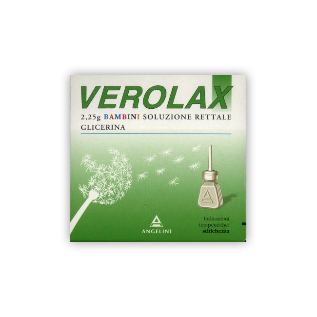 Verolax 2,25g Bambini Soluzione Rettale 6 Clismi