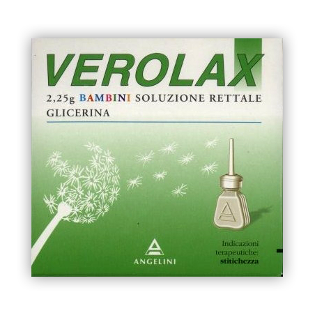 Verolax 2,25g Bambini Soluzione Rettale 6 Clismi