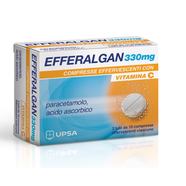 Efferalgan Paracetamolo 20 Compresse Effervescenti 330mg+200mg