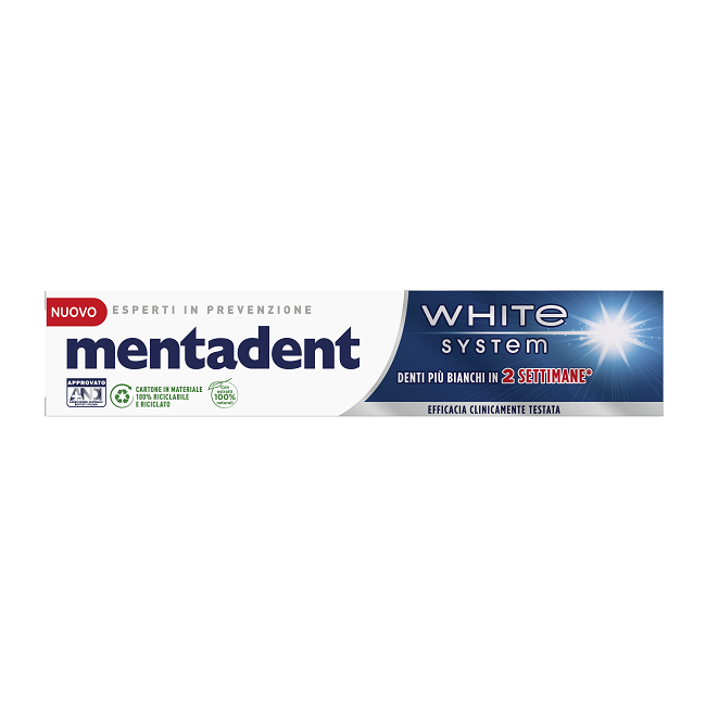 MENTADENT WHITE SYSTEM 75 ML