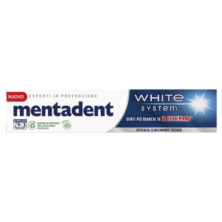 MENTADENT WHITE SYSTEM 75 ML