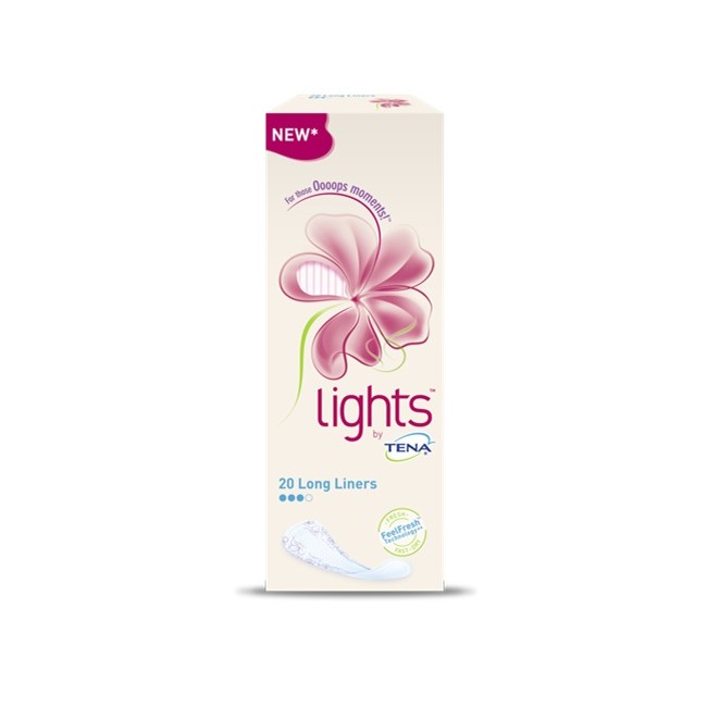 SALVASLIP PER INCONTINENZA PICCOLE PERDITE LIGHTS BY TENA LONG 20 PEZZI