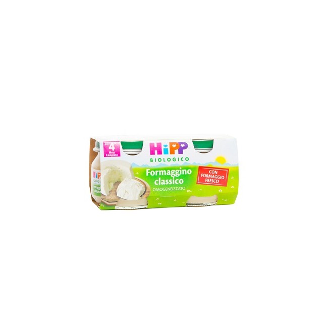 HIPP BIO OMOGENEIZZATO FORMAGGINO CLASSICO 2X80 G