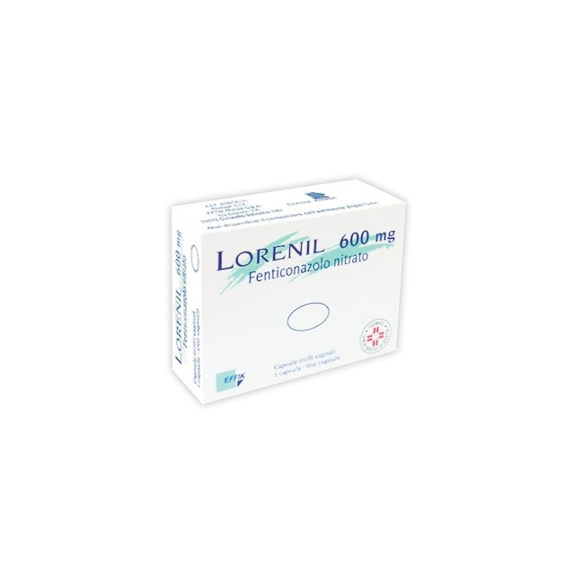 Lorenil 600mg Capsule Molli Vaginali 1 Capsula