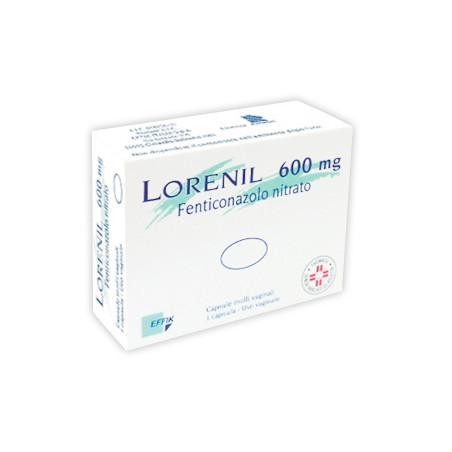 Lorenil 600mg Capsule Molli Vaginali 1 Capsula