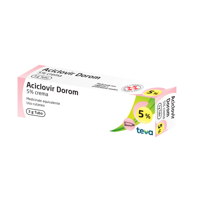 Aciclovir Dorom 5% Crema 3g