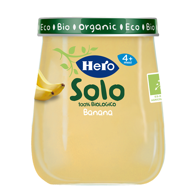 HERO SOLO OMOGENEIZZATO BANANA 100% BIO 120 G