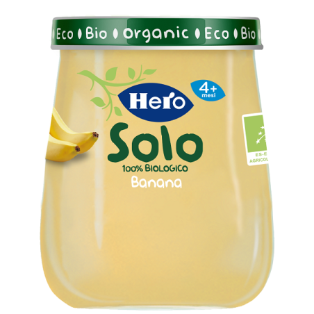 HERO SOLO OMOGENEIZZATO BANANA 100% BIO 120 G