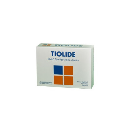 TIOLIDE 20 COMPRESSE DEGLUTIBILI MONOSTRATO FAST SLOW