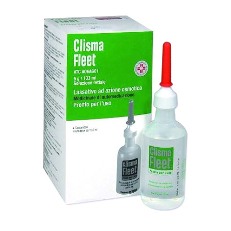 Clisma Fleet Lassativo 4 Clisteri 133ml