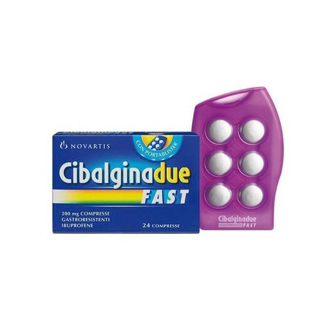 Novartis CibalginaDue Fast 24 Compresse 200mg