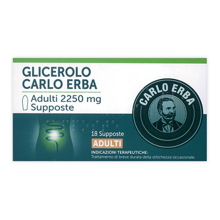 GLICEROLO*AD 18SUPP 2250MG