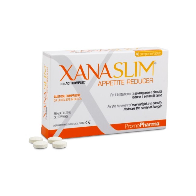 XANASLIM APPETITE REDUCER 40 COMPRESSE MASTICABILI